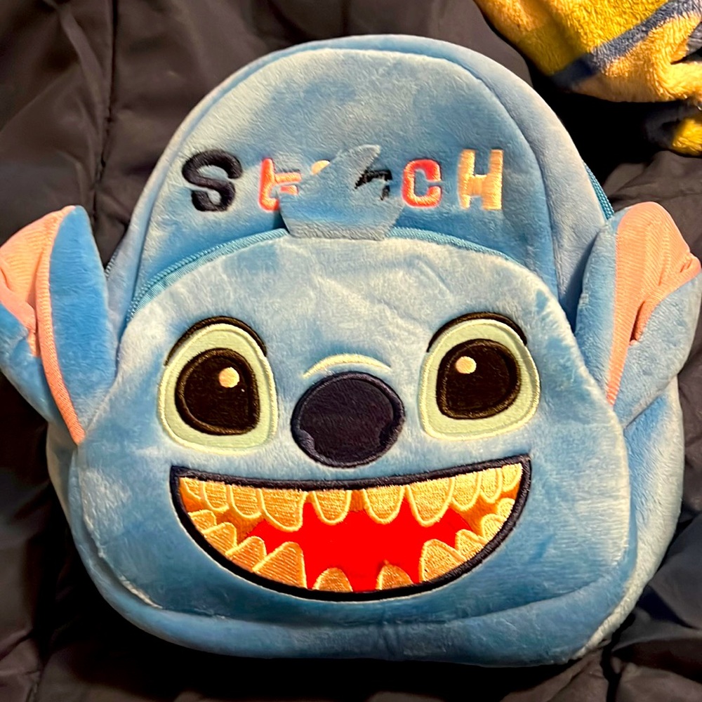 ⭐️NEW!⭐️Children's Stitch Velvet Backpack